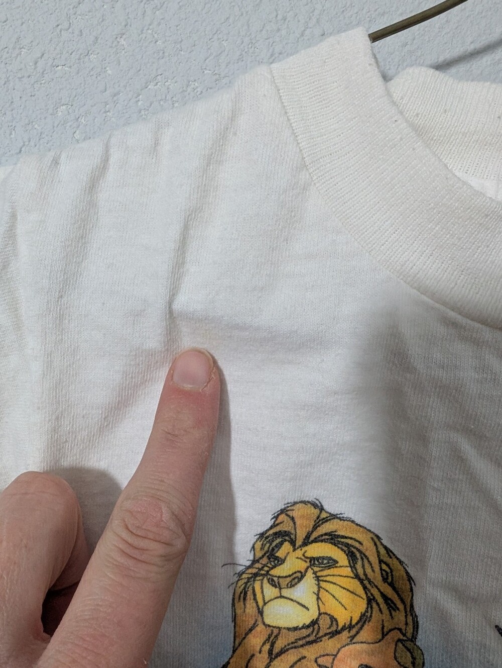Disney Designs Vintage 1994 Lion King Tee Shirt Sz XS (2-4) - Picture 5 of 6